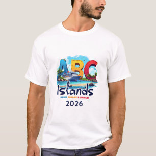 ABC-Inseln Aru Bonaire Curacao Kreuzfahrt Urlaub 2 T-Shirt