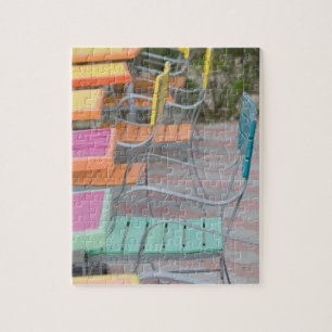 ABC Inseln, ARUBA, Palm Beach: Buntes Café Puzzle