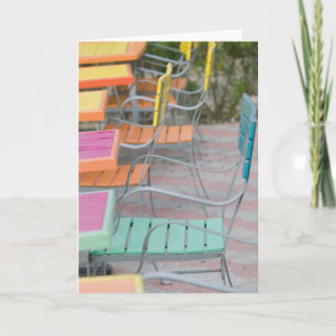 ABC-Inseln, ARUBA, Palm Beach: Farbiges Café Karte