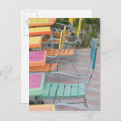 ABC-Inseln, ARUBA, Palm Beach: Farbiges Café Postkarte (Vorne/Hinten)