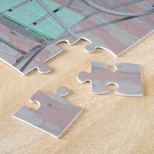 ABC-Inseln, ARUBA, Palm Beach: Farbiges Café Puzzle (Seite)