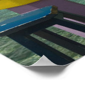 ABC-Inseln, BONAIRE, Kralendijk: Ocean View Poster (Ecke)