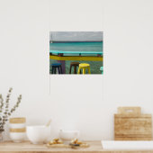 ABC-Inseln, BONAIRE, Kralendijk: Ocean View Poster (Küche)