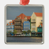 ABC-Inseln, CURACAO, Willemstad: Hafen 2 Silbernes Ornament (Vorne)