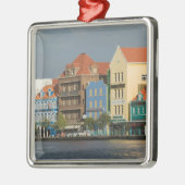 ABC-Inseln, CURACAO, Willemstad: Hafen 2 Silbernes Ornament (Links)