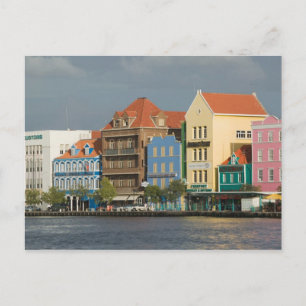 ABC-Inseln, CURACAO, Willemstad: Hafenfront 2 Postkarte