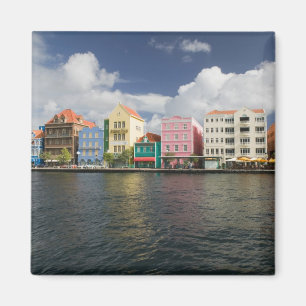 ABC-Inseln, CURACAO, Willemstad: Hafenfront Magnet
