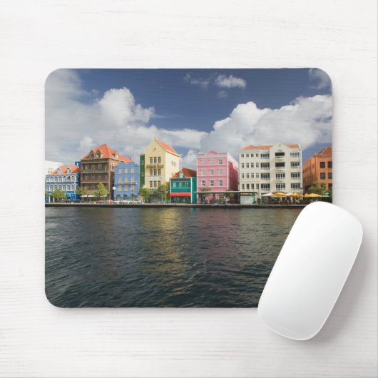 ABC-Inseln, CURACAO, Willemstad: Hafenfront Mousepad (Mit Mouse)