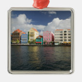 ABC-Inseln, CURACAO, Willemstad: Hafenfront Silbernes Ornament (Vorne)