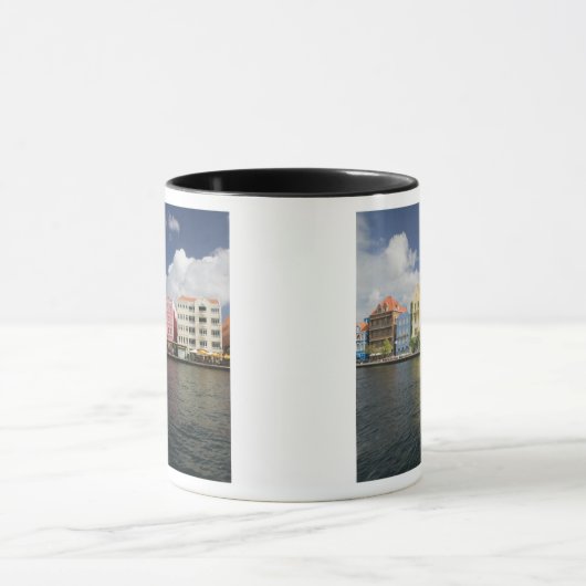 ABC-Inseln, CURAÇAO, Willemstad: Harborfront Tasse (Zentrum)