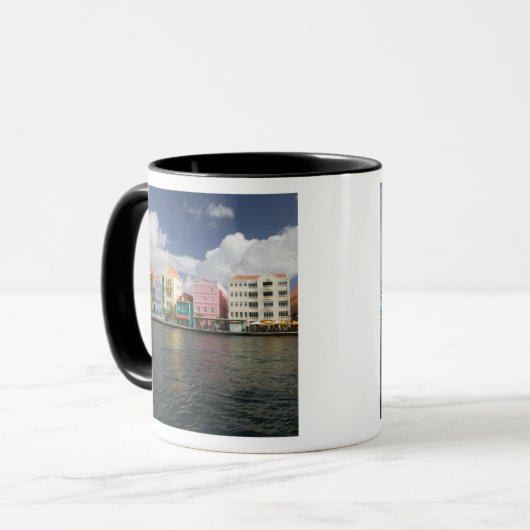ABC-Inseln, CURAÇAO, Willemstad: Harborfront Tasse (Vorderseite Links)