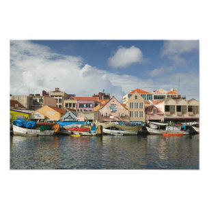 ABC-Inseln, CURACAO, Willemstad: Punda, Fotodruck