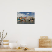 ABC-Inseln, CURACAO, Willemstad: Punda, Poster (Küche)