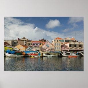 ABC-Inseln, CURACAO, Willemstad: Punda, Poster
