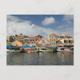 ABC-Inseln, CURACAO, Willemstad: Punda, Postkarte
