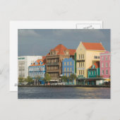 ABC-Inseln, KURAKAO, Willemstad: Hafen 2 Postkarte (Vorne/Hinten)