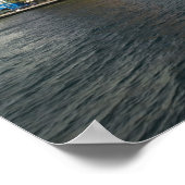 ABC-Inseln, KURAKAO, Willemstad: Hafen Poster (Ecke)