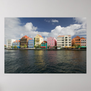 ABC-Inseln, KURAKAO, Willemstad: Hafen Poster