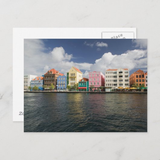 ABC-Inseln, KURAKAO, Willemstad: Hafen Postkarte (Vorne/Hinten)
