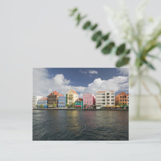 ABC-Inseln, KURAKAO, Willemstad: Hafen Postkarte (Stehend Vorderseite)