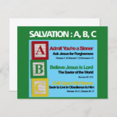 ABC-Karte zur Rettung (Vorne/Hinten)