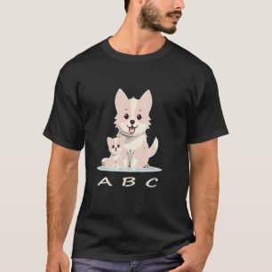 ABC Katze und Hund T-Shirt