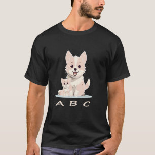 ABC Katze und Hund T-Shirt