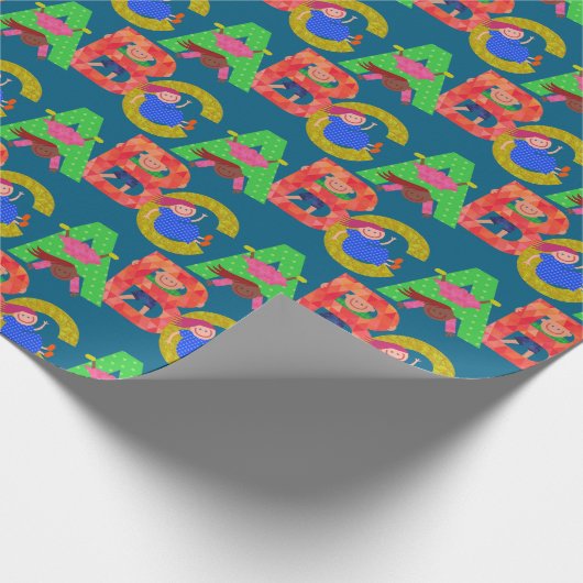 ABC Kids Design Wrapper Geschenkpapier (Ecke)