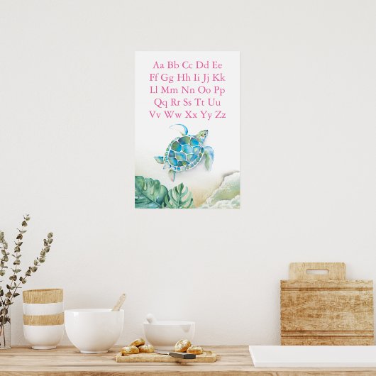 ABC Kids Poster Tropenkurze (Küche)