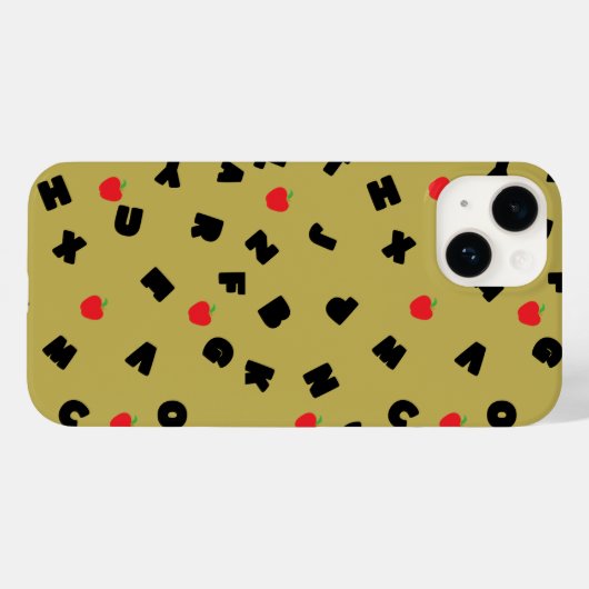 abc Kindergarten Brief Safari Wildbaumschule Case-Mate iPhone Hülle (Rückseite (Horizontal))