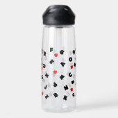 abc Kindergarten Brief Safari Wildbaumschule Trinkflasche (Rückseite)