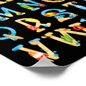 Abc Kindergarten Lehrer Summer Beach End of Schoo Poster (Ecke)