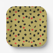 ABC Letter Safari Apfelschüler zurück zur Schule Pappteller (Vorderseite)