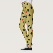 ABC Letter XYZ Apfelschüler Back 2 school Leggings (Links)