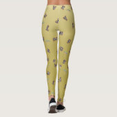 abc letter zebra safari wild zoo tree school kids leggings (Rückseite)