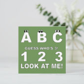 ABC Look, der 3 Printmedien ist Einladung (Stehend Vorderseite)