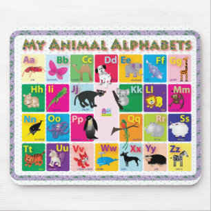 ABC: Meine Tieralphabete Mousepad