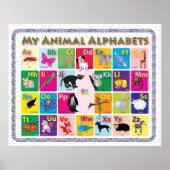 ABC: Meine Tierbewohner Poster (Vorne)