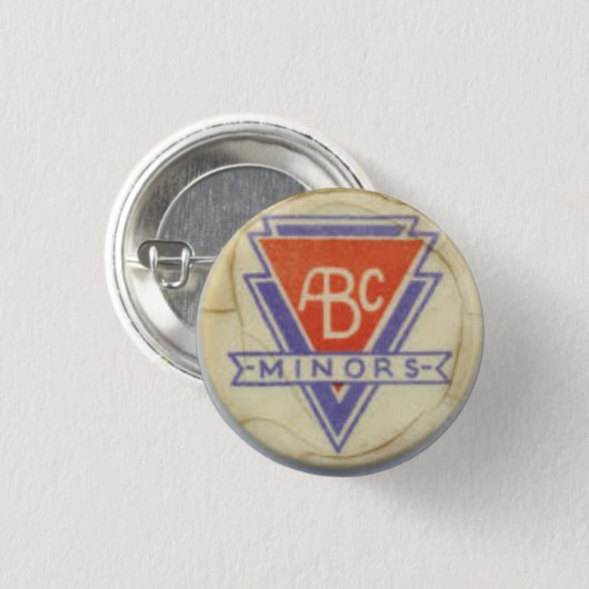 ABC-Minderjährig-Abzeichen - Weiß - 3 Button (Vorne & Hinten)
