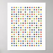 ABC Modernes Dot Wall Art Poster (Vorne)