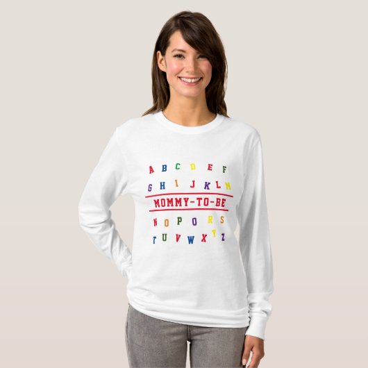 ABC Mommy-to-Be-T - Shirt (Vorne ganz)