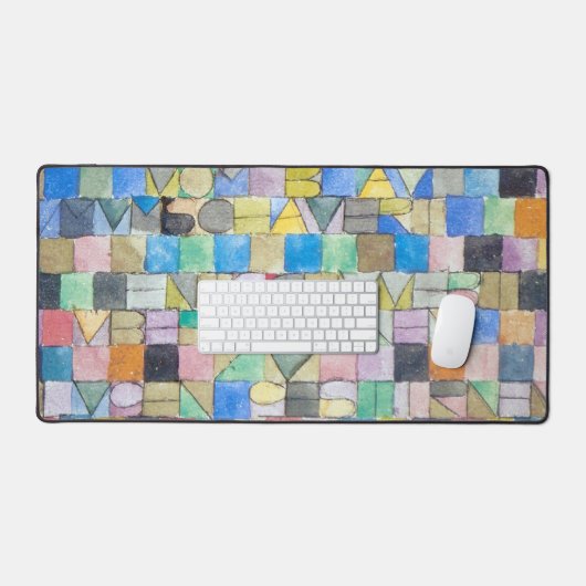ABC, Paul Klee Schreibtischunterlage (Tastatur & Maus)