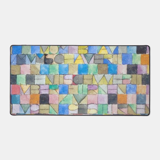 ABC, Paul Klee Schreibtischunterlage (Vorderseite)