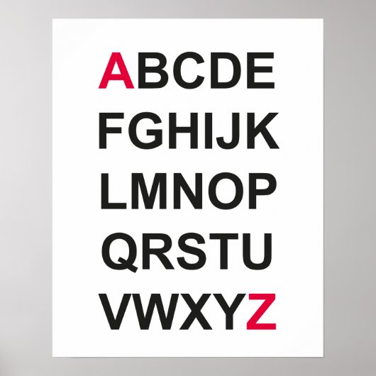 ABC Poster (Vorne)