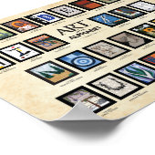 ABC Poster - Kunst im Alphabet (Ecke)