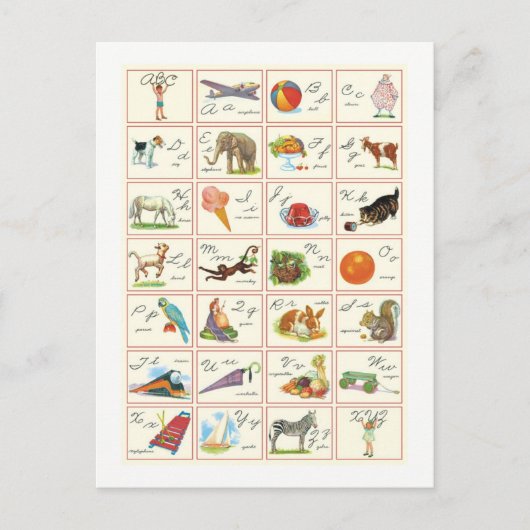 ABC POSTKARTE (Vorderseite)