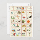 ABC POSTKARTE (Vorne/Hinten)