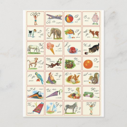 ABC POSTKARTE (Vorderseite)