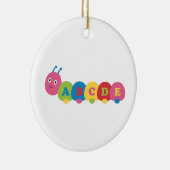 ABC-Raupe Keramik Ornament (Rechts)
