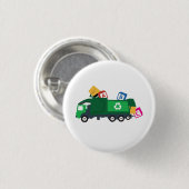 ABC Recycelnd Müllwagen Button (Vorne & Hinten)